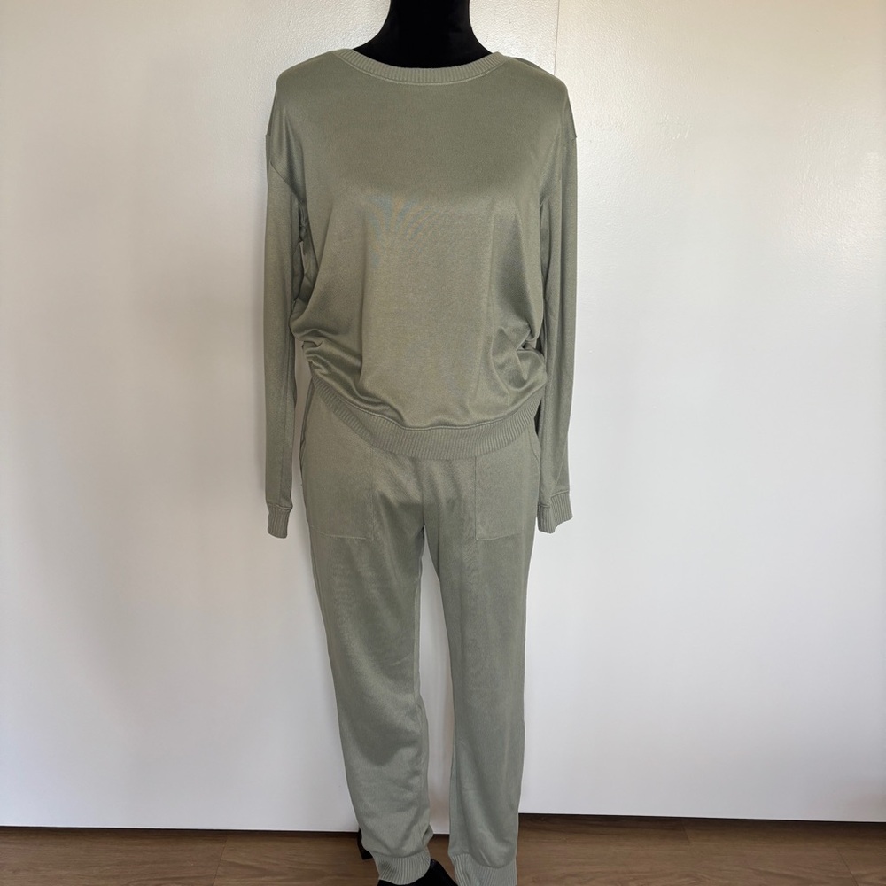 Honeydew Olive Green Lounge Set Medium